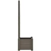 Odlingslåda med spaljé PP antracit vidaXL 43 x 43 x 142 cm – miniatyr 5