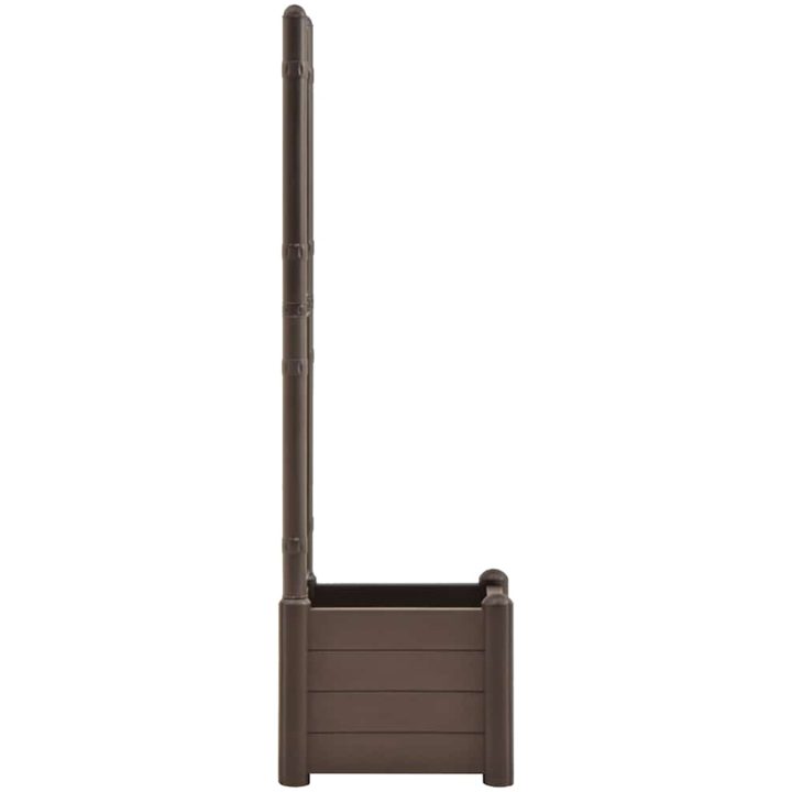 Odlingslåda med spaljé PP mocka vidaXL 43 x 43 x 142 cm – bild 5