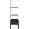 Odlingslåda med spaljé svart 40x40x142,5 cm PP vidaXL 42 x 40 x 142,5 cm – miniatyr 4