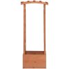 Odlingslåda med spaljébåge granträ vidaXL 49 x 39 x 117 cm – miniatyr 2