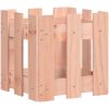 Odlingslåda med staket-design massivt douglas-trä vidaXL 30 x 30 x 30 cm – miniatyr 2