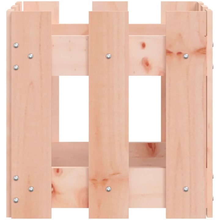 Odlingslåda med staket-design massivt douglas-trä vidaXL 30 x 30 x 30 cm – bild 5
