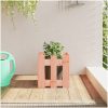 Odlingslåda med staket-design massivt douglas-trä vidaXL 30 x 30 x 30 cm – miniatyr 1