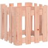 Odlingslåda med staket-design massivt douglasträ vidaXL 40 x 40 x 40 cm – miniatyr 4