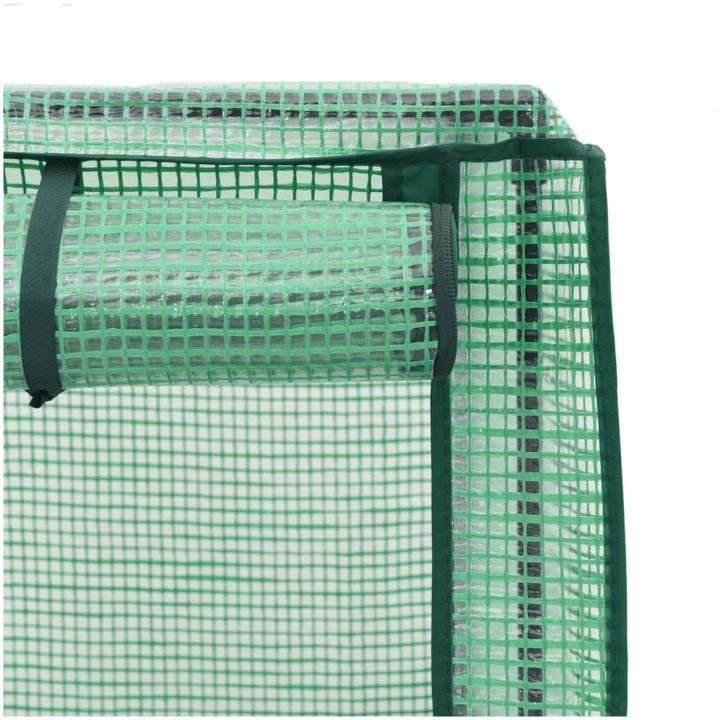 Odlingslåda med växthusöverdrag rottinglook vidaXL 40 x 40 x 140 cm – bild 7