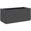 Odlingslåda mörkgrå 80x36x35 cm PP vidaXL 80 x 36 x 35 cm – miniatyr 2