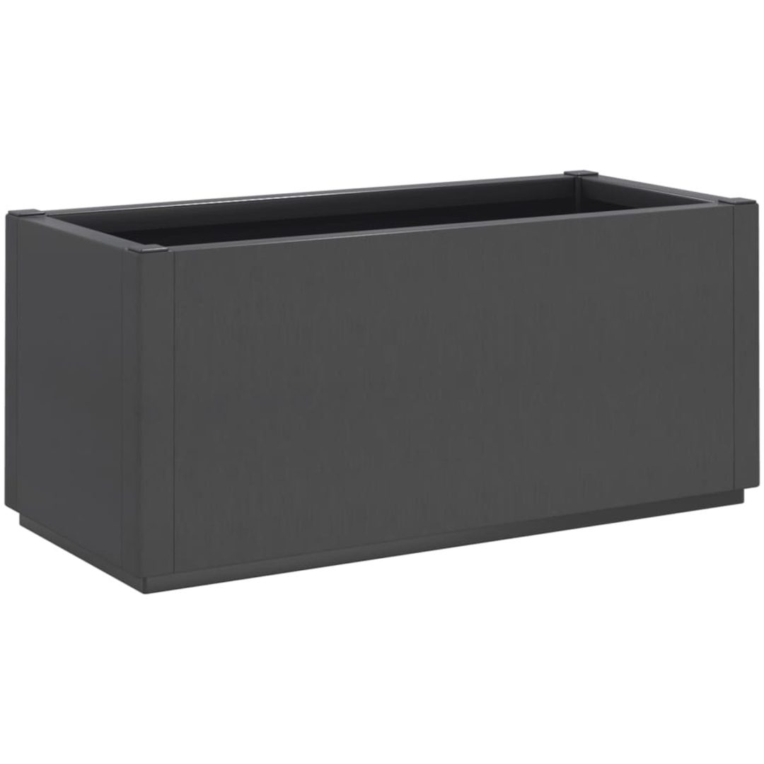 Odlingslåda mörkgrå 80x36x35 cm PP vidaXL 80 x 36 x 35 cm – bild 2