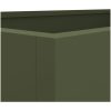 Odlingslåda olivgrön stål vidaXL 62 x 47 x 46 cm – miniatyr 8