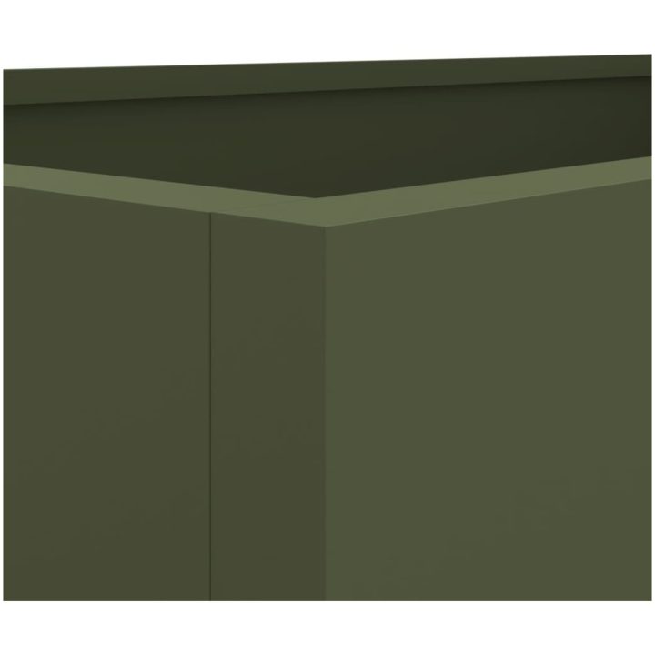 Odlingslåda olivgrön stål vidaXL 62 x 47 x 46 cm – bild 8