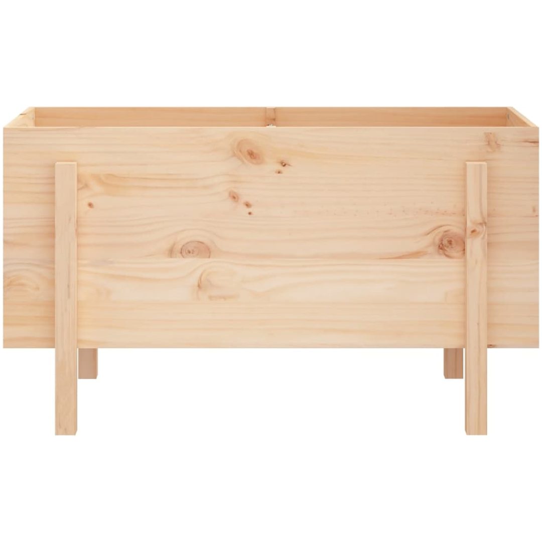 Odlingslåda på ben massiv furu vidaXL 101 x 50 x 57 cm – bild 5