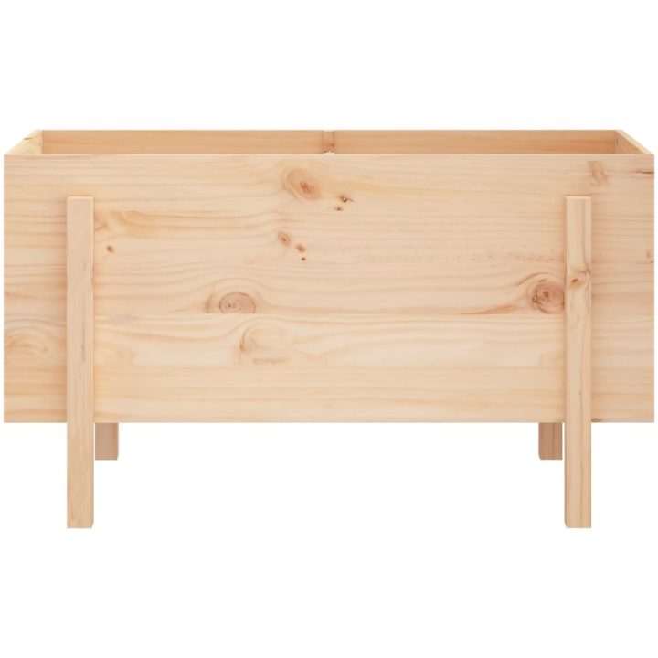 Odlingslåda på ben massiv furu vidaXL 101 x 50 x 57 cm – bild 5