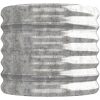 Odlingslåda pulverlackerat stål silver vidaXL 114 x 40 x 36 cm – miniatyr 4