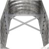 Odlingslåda pulverlackerat stål silver vidaXL 114 x 40 x 36 cm – miniatyr 5