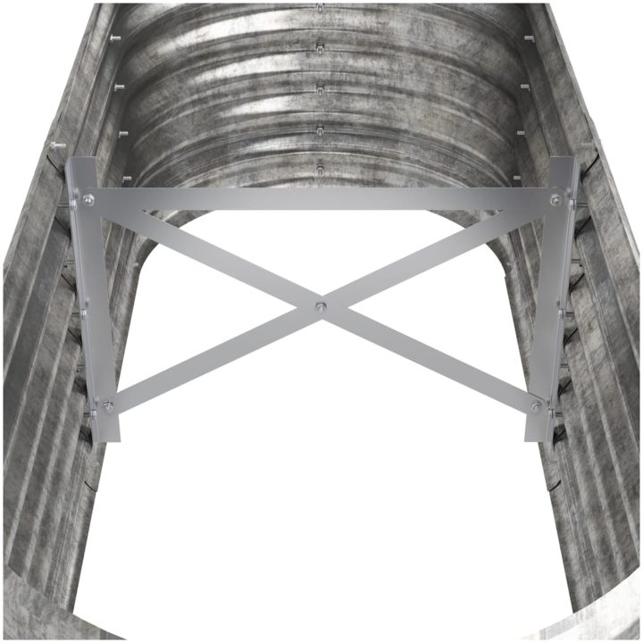 Odlingslåda pulverlackerat stål silver vidaXL 114 x 40 x 36 cm – bild 5