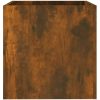 Odlingslåda rökfärgad ek 40x40x40 cm konstruerat trä vidaXL – miniatyr 6