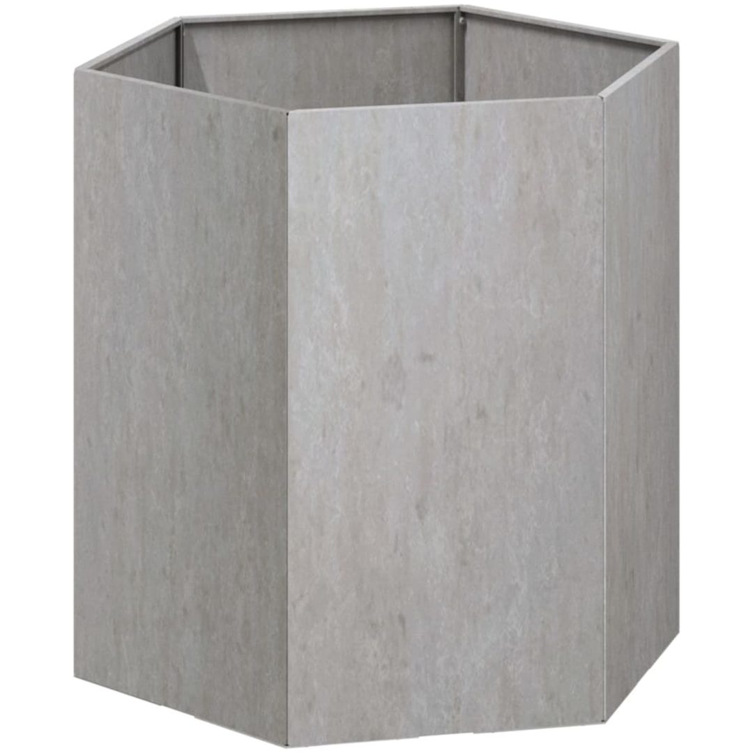 Odlingslåda rostfärgad rosttrögt stål vidaXL 40 x 40 x 45 cm – bild 4