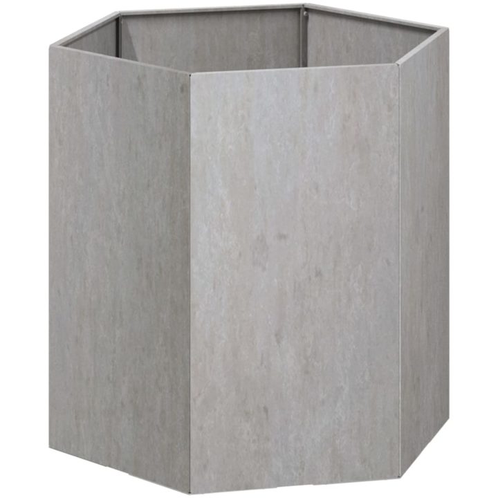 Odlingslåda rostfärgad rosttrögt stål vidaXL 40 x 40 x 45 cm – bild 4