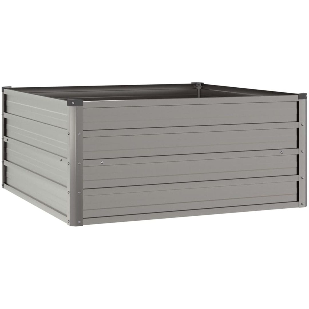 Odlingslåda rostig rosttrögt stål vidaXL 100 x 100 x 45 cm – bild 3