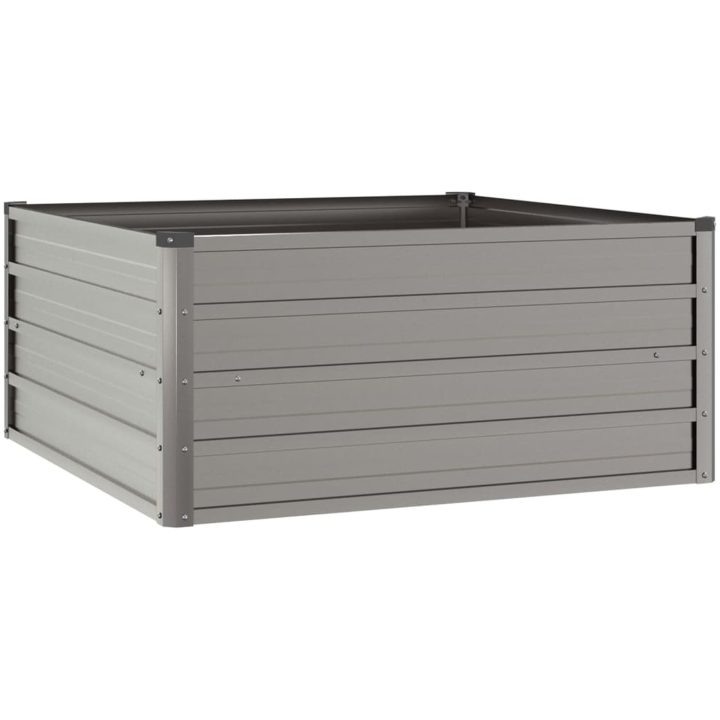 Odlingslåda rostig rosttrögt stål vidaXL 100 x 100 x 45 cm – bild 3