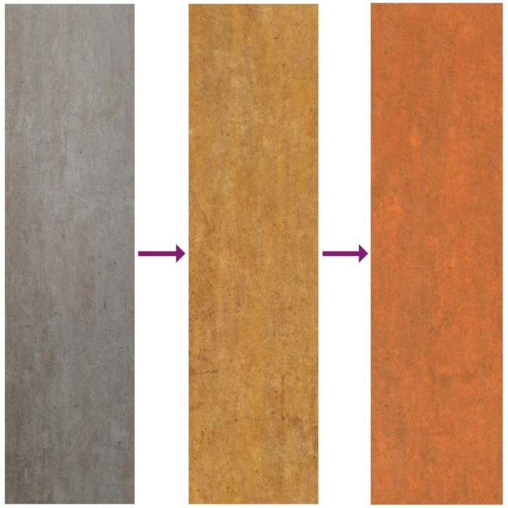 Odlingslåda rostig rosttrögt stål vidaXL 100 x 100 x 45 cm – bild 5