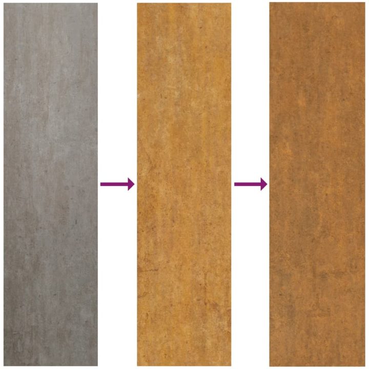 Odlingslåda rosttrögt stål vidaXL 100 x 100 x 26 cm – bild 6