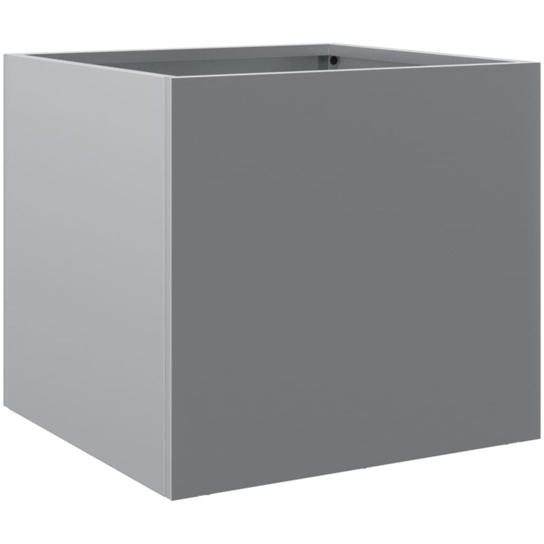 Odlingslåda silver galvaniserat stål vidaXL 32 x 30 x 29 cm – bild 2