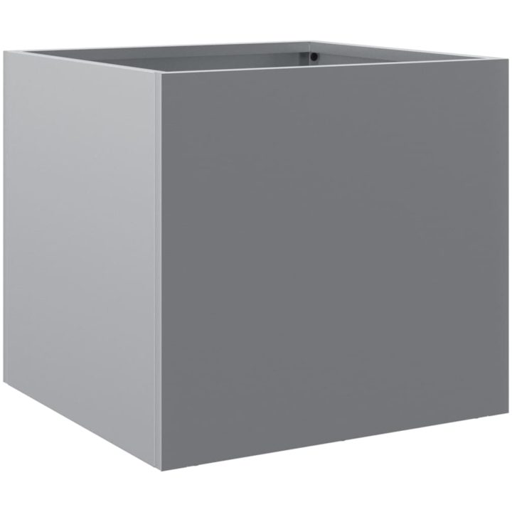 Odlingslåda silver galvaniserat stål vidaXL 32 x 30 x 29 cm – bild 2