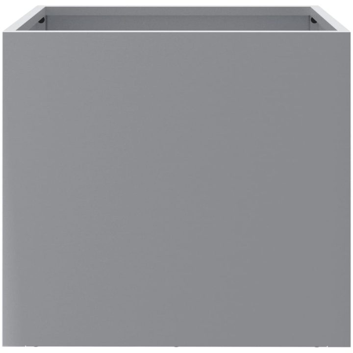 Odlingslåda silver galvaniserat stål vidaXL 32 x 30 x 29 cm – bild 5