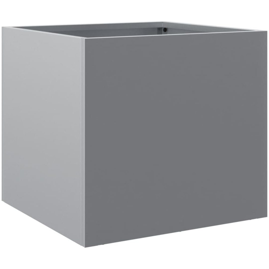 Odlingslåda silver galvaniserat stål vidaXL 32 x 30 x 29 cm – bild 7
