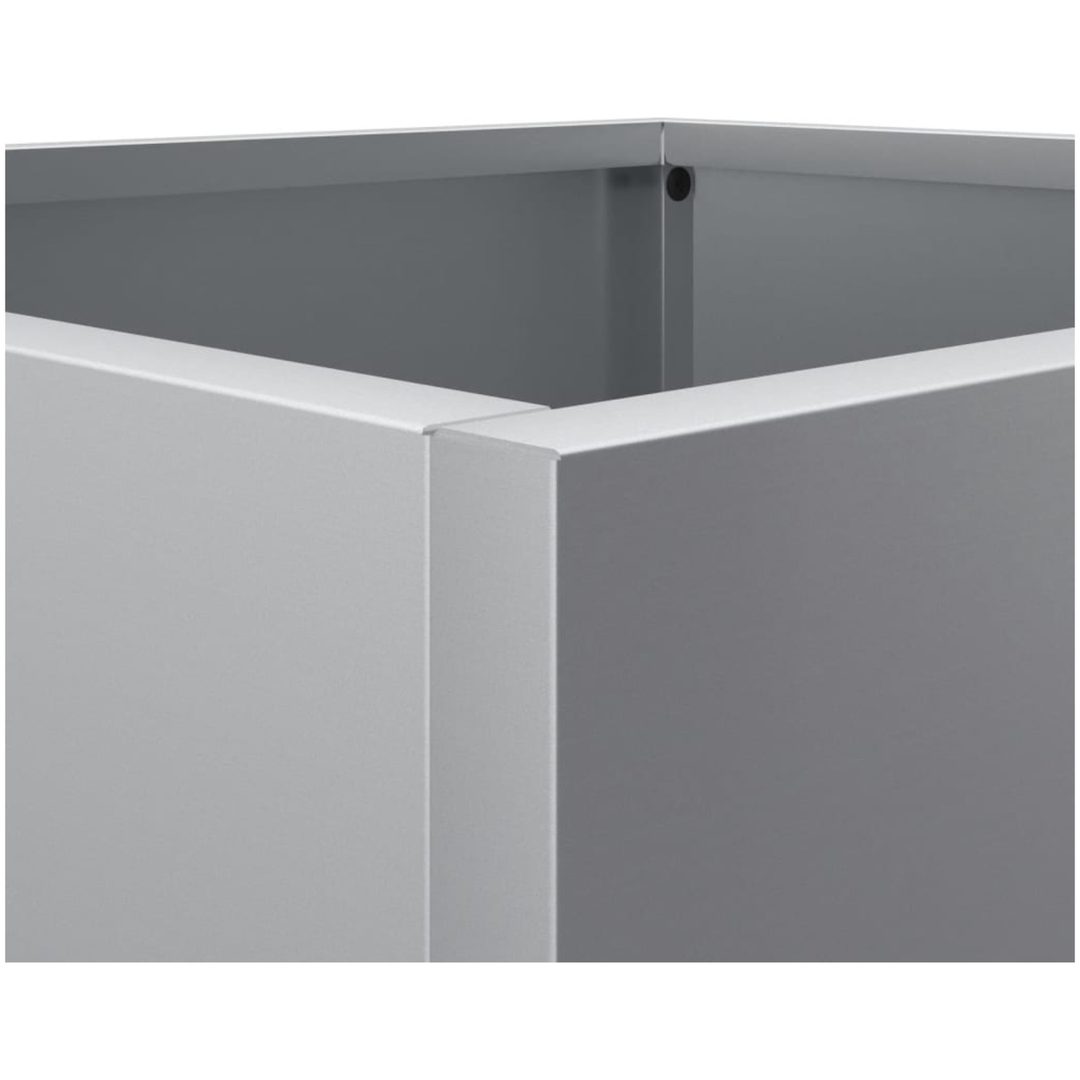 Odlingslåda silver galvaniserat stål vidaXL 32 x 30 x 29 cm – bild 9