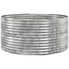 Odlingslåda silver pulverlackerat stål vidaXL 140 x 140 x 68 cm – miniatyr 2