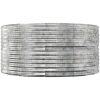 Odlingslåda silver pulverlackerat stål vidaXL 140 x 140 x 68 cm – miniatyr 3