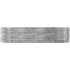 Odlingslåda silver pulverlackerat stål vidaXL 291 x 140 x 68 cm – miniatyr 3