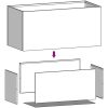 Odlingslåda silver rostfritt stål vidaXL 62 x 30 x 29 cm – miniatyr 8