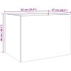 Odlingslåda silver rostfritt stål vidaXL 62 x 47 x 46 cm – miniatyr 11