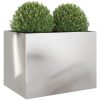 Odlingslåda silver rostfritt stål vidaXL 62 x 47 x 46 cm – miniatyr 4