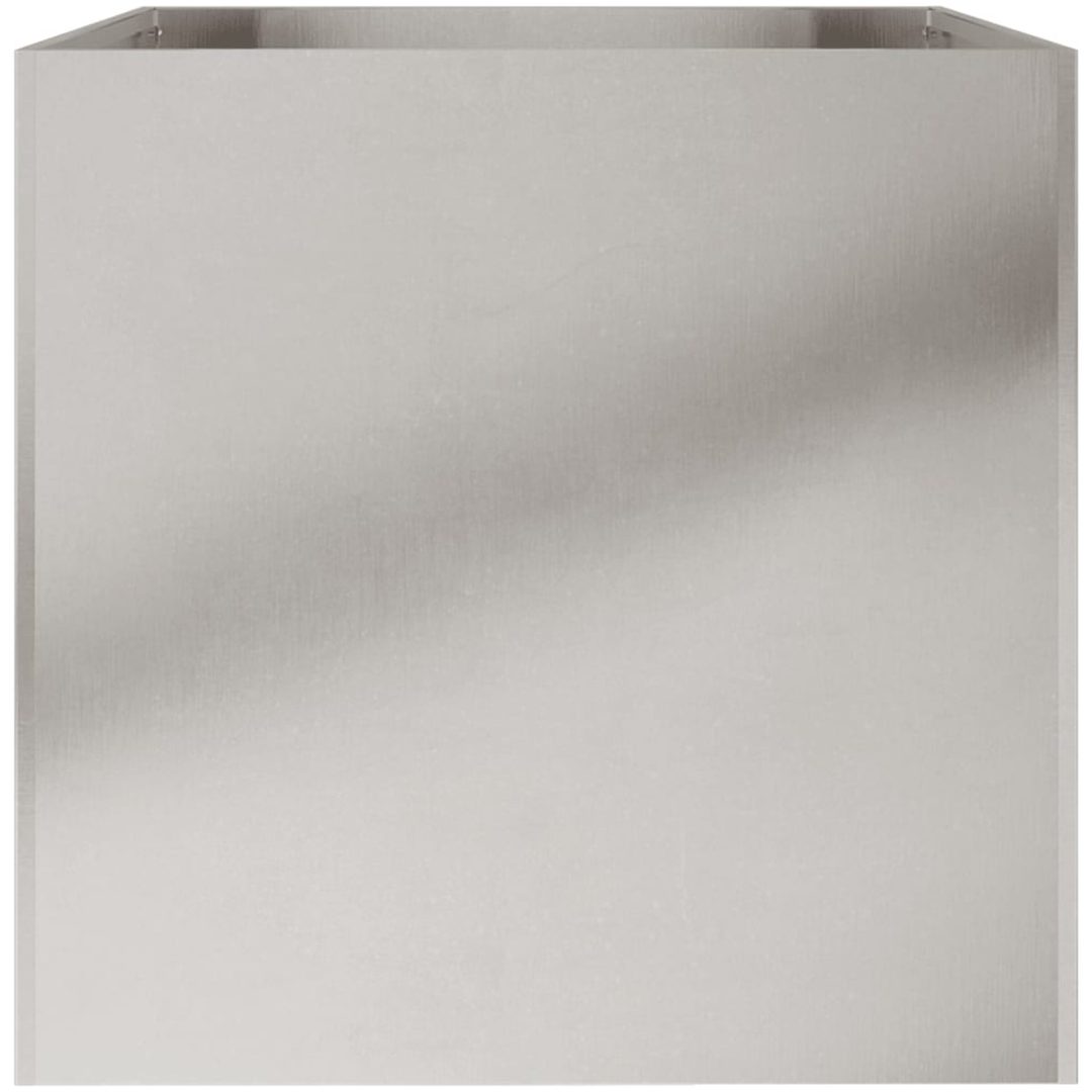 Odlingslåda silver rostfritt stål vidaXL 62 x 47 x 46 cm – bild 6