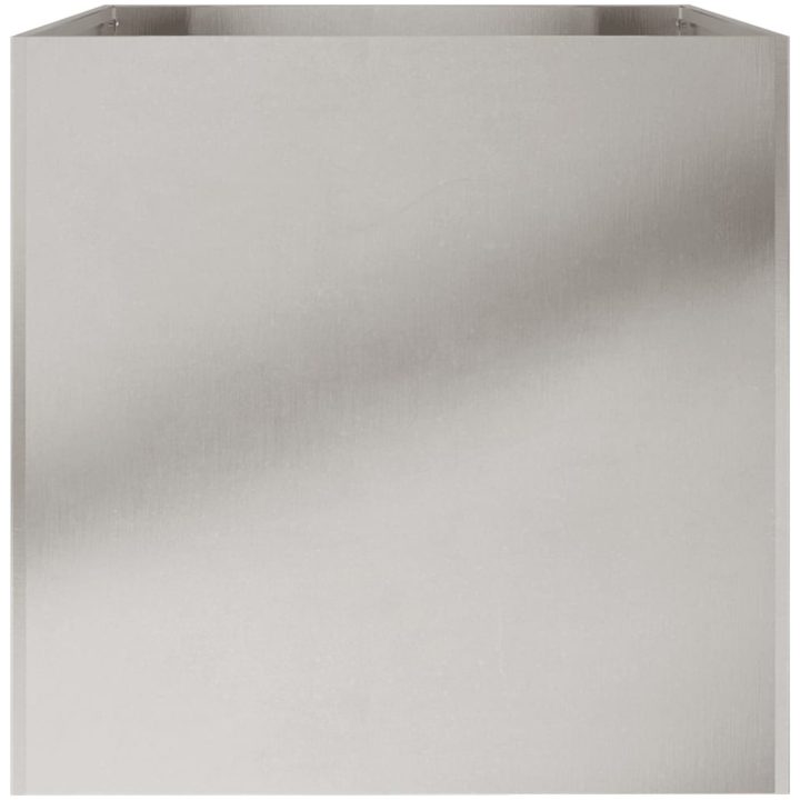 Odlingslåda silver rostfritt stål vidaXL 62 x 47 x 46 cm – bild 6