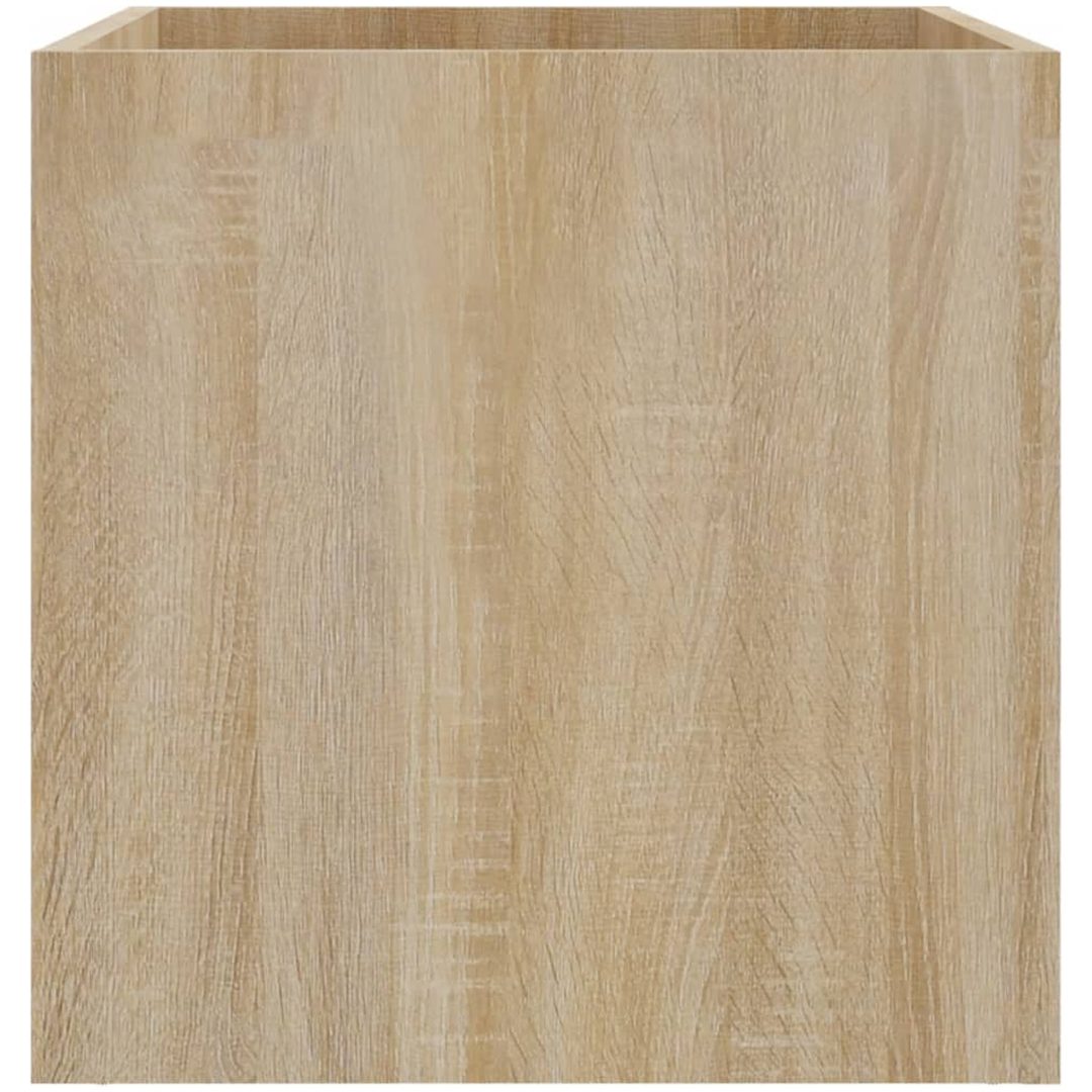 Odlingslåda sonoma ek 40x40x40 cm konstruerat trä vidaXL – bild 5