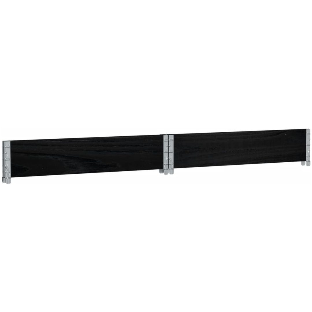 Odlingslåda svart 100x100 cm massiv furu vidaXL 100 x 100 x 21.5 cm – bild 6