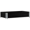 Odlingslåda svart 100x50 cm massiv furu vidaXL 100 x 50 x 21.5 cm – miniatyr 2