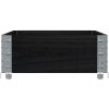 Odlingslåda svart 100x50 cm massiv furu vidaXL 100 x 50 x 21.5 cm – miniatyr 4