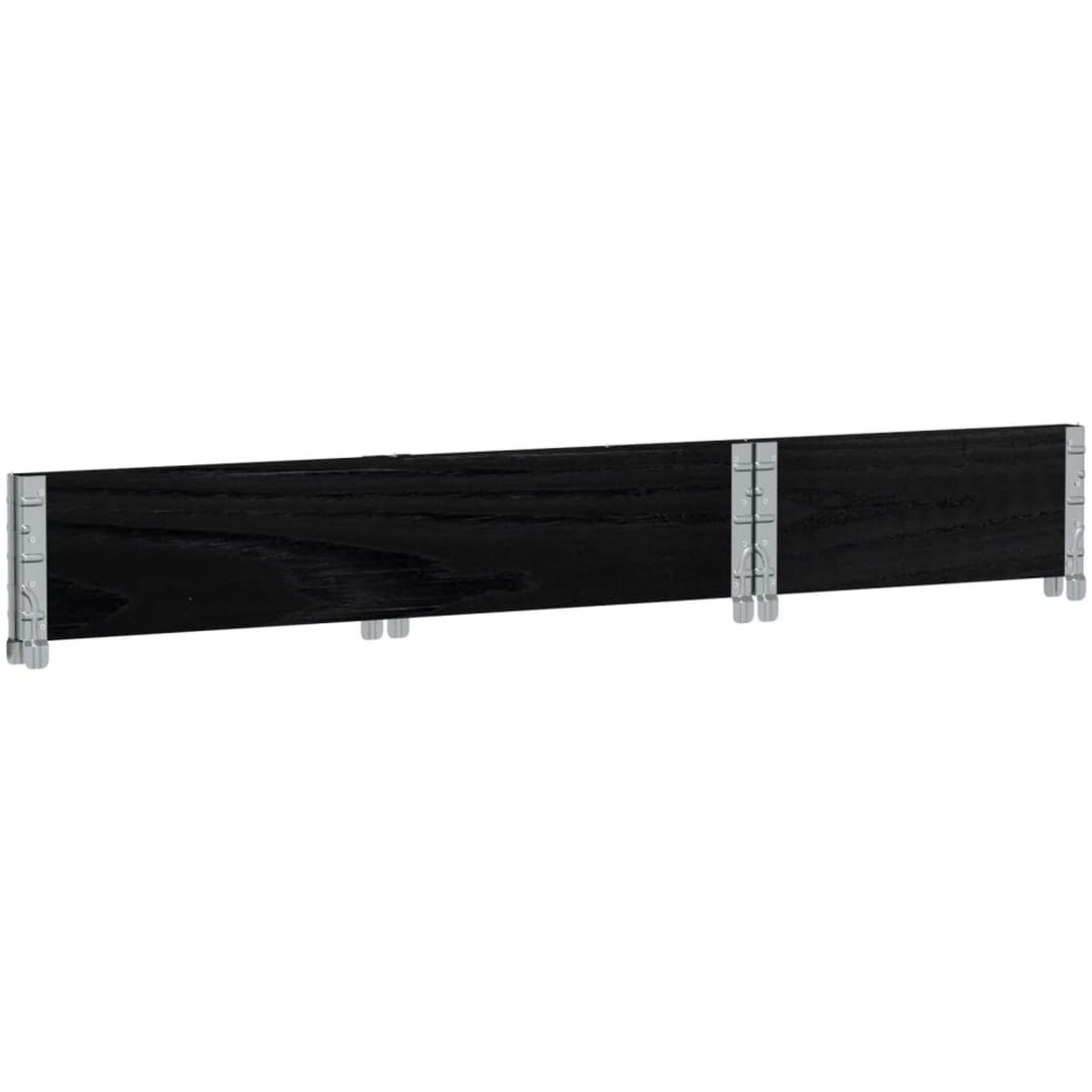 Odlingslåda svart 100x50 cm massiv furu vidaXL 100 x 50 x 21.5 cm – bild 6