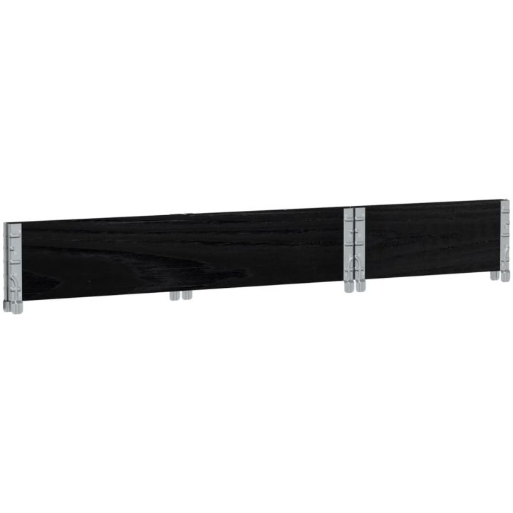 Odlingslåda svart 100x50 cm massiv furu vidaXL 100 x 50 x 21.5 cm – bild 6