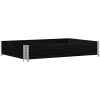 Odlingslåda svart 120x80 cm massiv furu vidaXL 120 x 80 x 21.5 cm – miniatyr 2