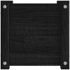 Odlingslåda svart 31x31x31 cm massiv furu vidaXL – miniatyr 5