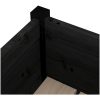 Odlingslåda svart 31x31x70 cm massiv furu vidaXL – miniatyr 5