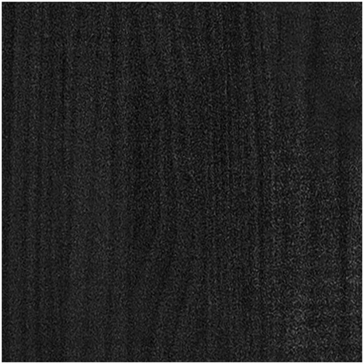 Odlingslåda svart 31x31x70 cm massiv furu vidaXL – bild 6