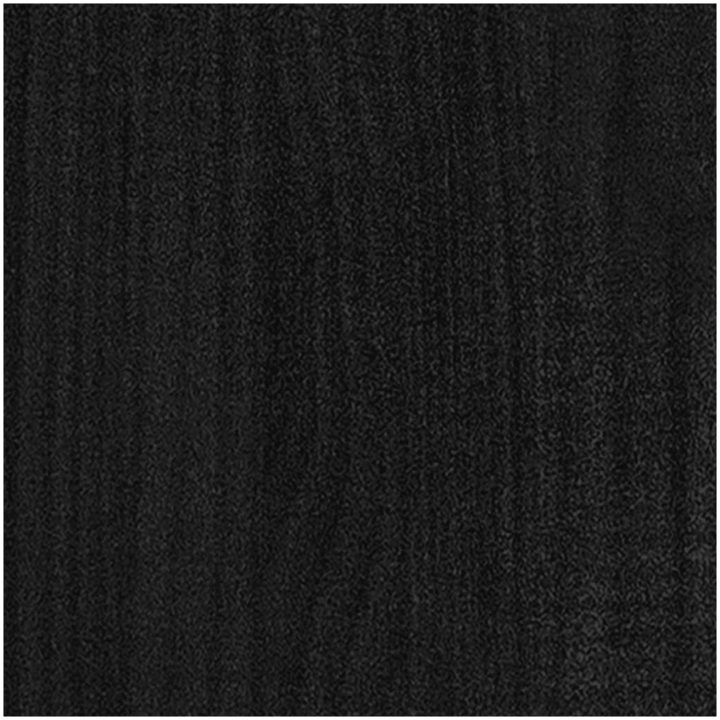 Odlingslåda svart 40x40x70 cm massiv furu vidaXL – bild 6