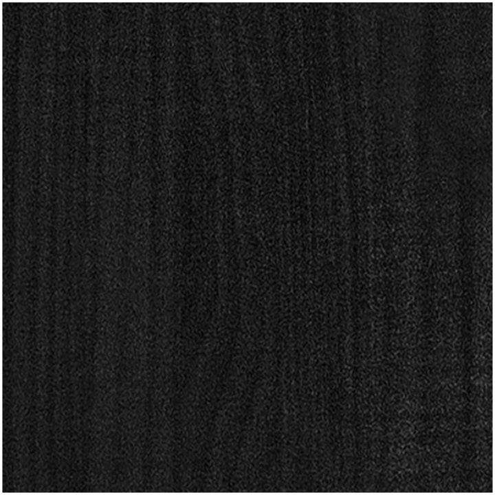 Odlingslåda svart 50x50x70 cm massiv furu vidaXL – bild 6